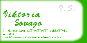 viktoria sovago business card